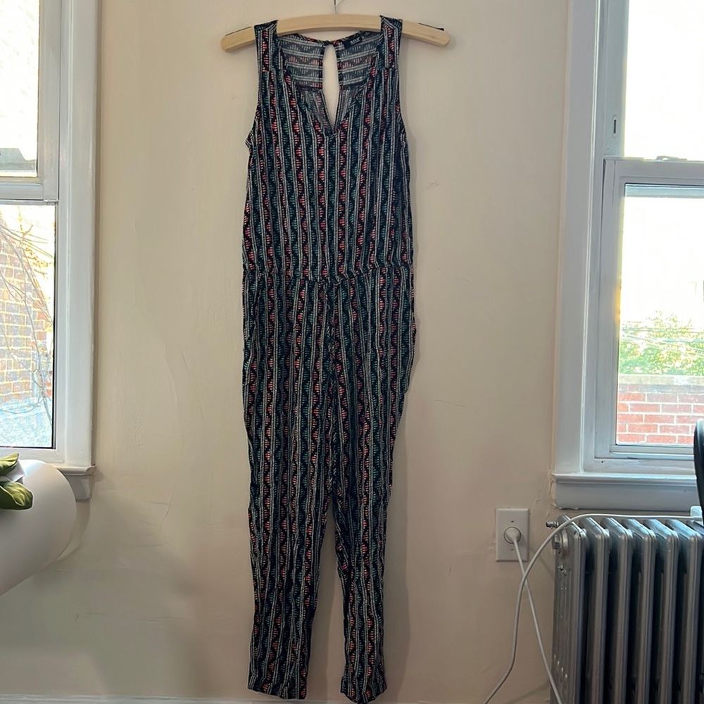 A.n.a lightweight patterned jumpsuit medium, tall.